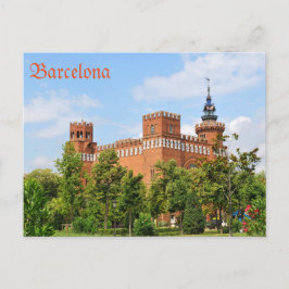 Schloss Barcelona Postkarte