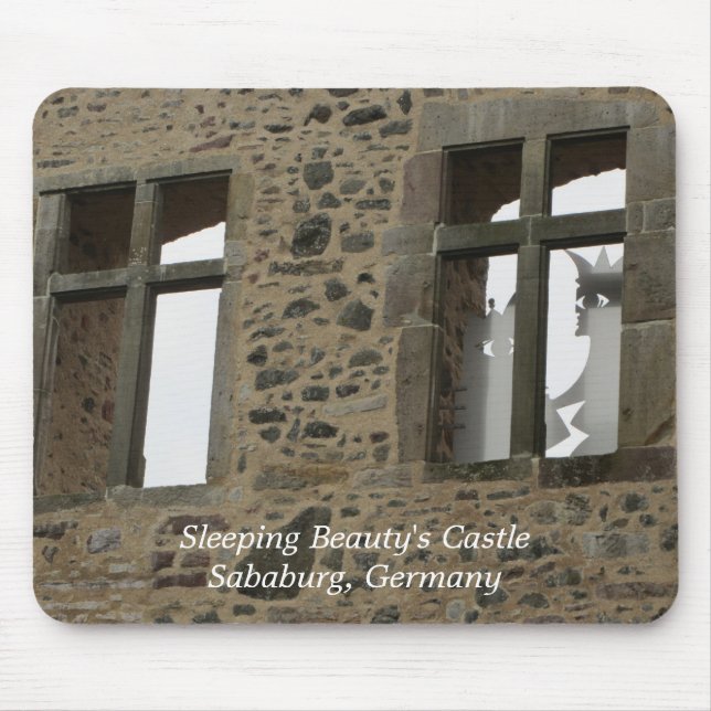 Schloss Beauty - Sababurg Deutschland Mousepad (Vorne)