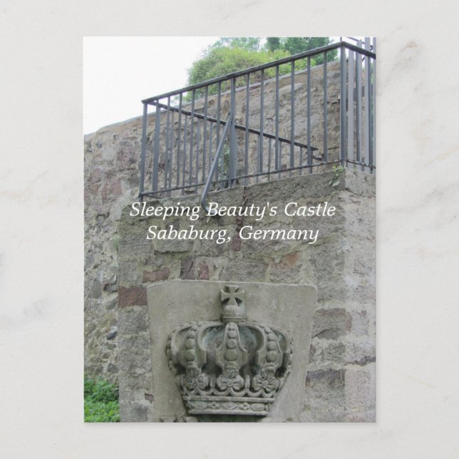 Schloss Beauty - Sababurg, Deutschland Postkarte (Vorderseite)