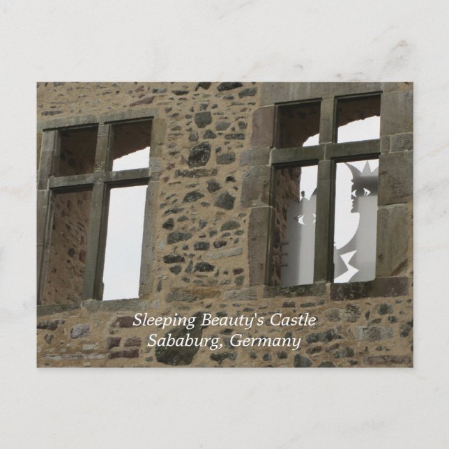 Schloss Beauty - Sababurg Deutschland Postkarte (Vorderseite)