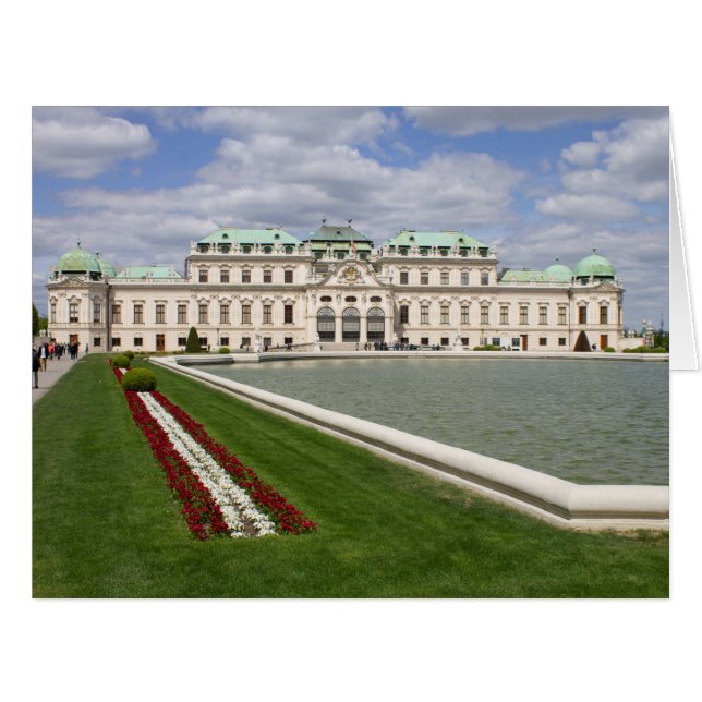 Schloss Belvedere, Wien, Österreich (Vorderseite (Horizontal))