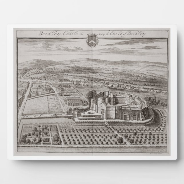 Schloss Berkeley, Sitz des Earls of Berkeley (eng Fotoplatte (Vorderseite)