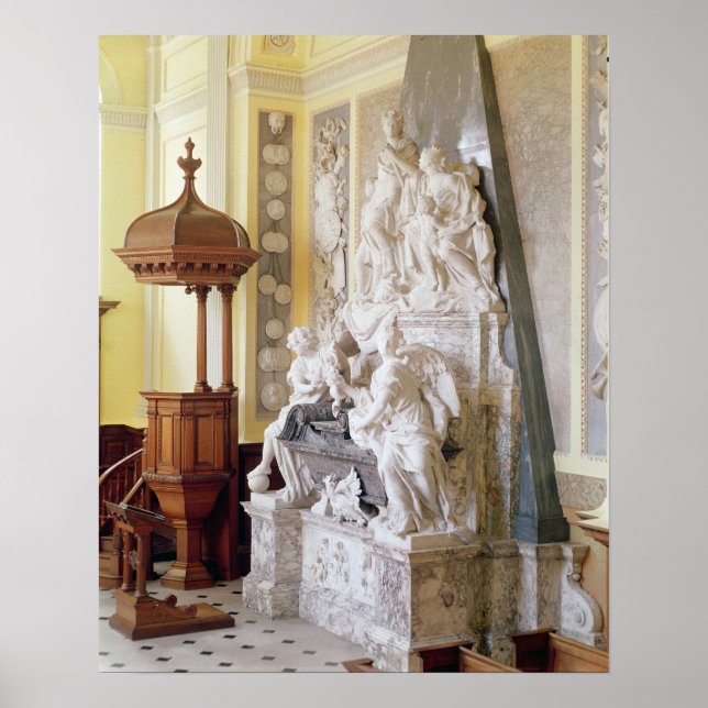 Schloss Blenheim, Kapelle, c.1705 Poster (Vorne)