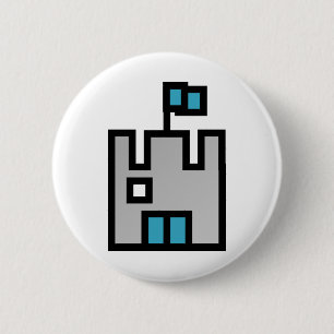 Schloss Blue Button