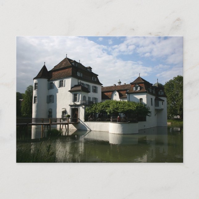 Schloss Bottmingen, Basel, Schweiz Postkarte (Vorderseite)