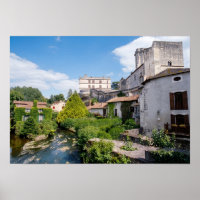 Schloss Bourdeilles und Dronne-Fluss, Dordogne