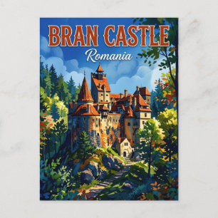 Schloss Bran Rumänien Postkarte