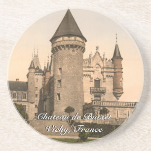 Schloss Busset, bei Vichy, Frankreich Sandstein Untersetzer