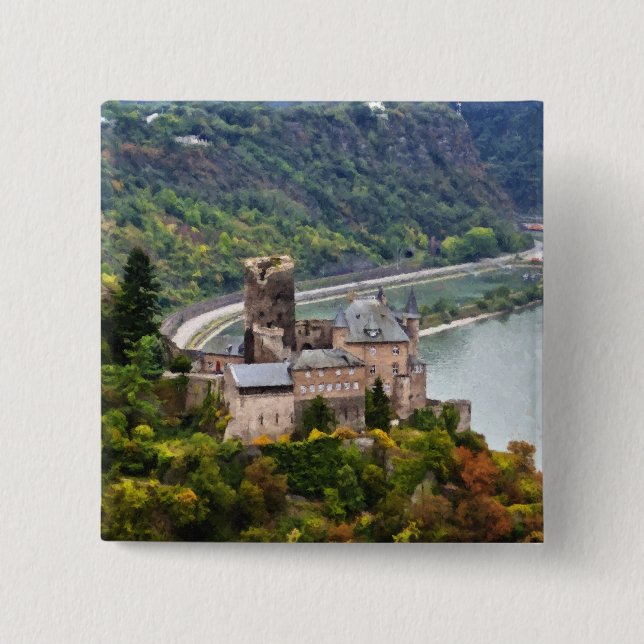Schloss Button (Vorderseite)