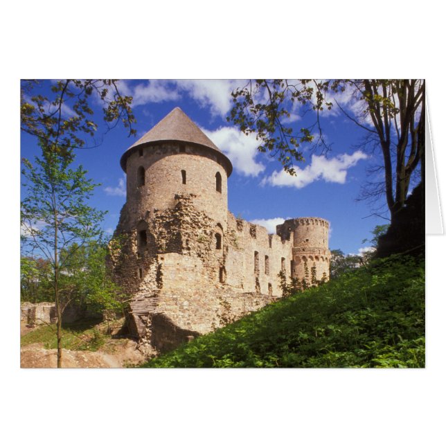 Schloss Cesis in Mittelletten. (Vorderseite (Horizontal))