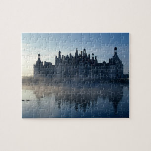 Schloss Chambord bei Morgengrauen, Loir-et-Cher, L