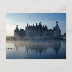Schloss Chambord bei Morgengrauen, Loir-et-Cher, L Postkarte