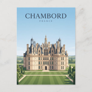 Schloss Chambord Frankreich Postkarte