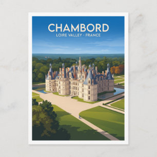 Schloss Chambord Frankreich Postkarte