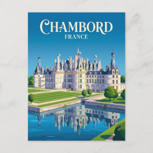 Schloss Chambord Frankreich Postkarte