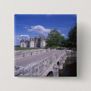 Schloss Chambord, Loire-Tal, Frankreich Button