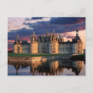 Schloss Chambord, Loire Valley, Frankreich Postkarte