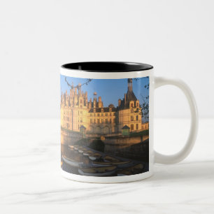 Schloss Chambord, Loiretal, Loir-et-Cher, Zweifarbige Tasse
