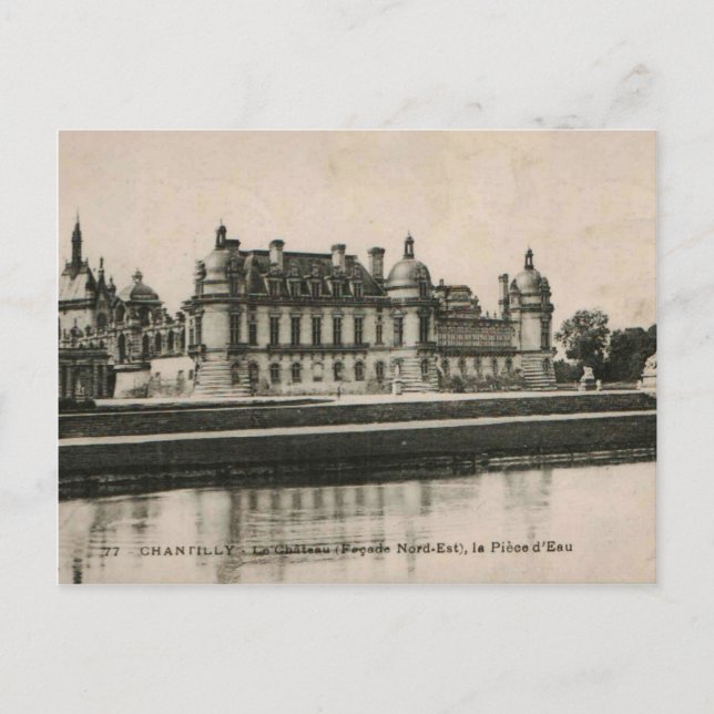 Schloss Chantilly Kirche Santa Maria delle Grazie Postkarte (Vorderseite)