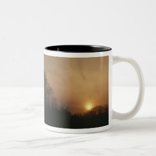 Schloss Charlottenhof, Sonnenuntergang Zweifarbige Tasse