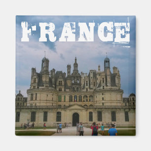 Schloss Château de Chambord Architektur Frankreich Magnet