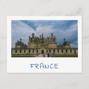 Schloss Château de Chambord Architektur Frankreich Postkarte