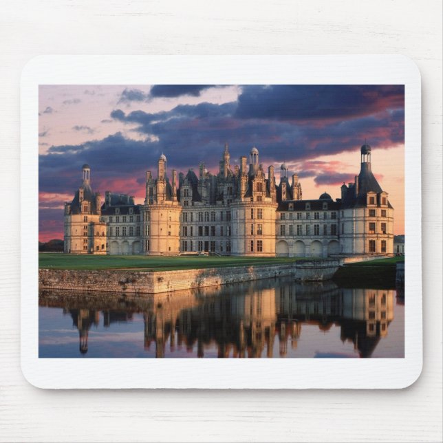 Schloss chateau de Chambord, Loire Valley, Mousepad (Vorne)