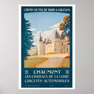 Schloss Chaumont Schlösser des Loire-Tals Poster