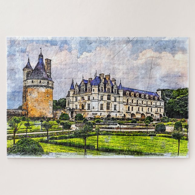 Schloss Chenonceau. Frankreich. (Horizontal)