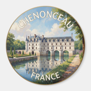 Schloss Chenonceau Frankreich Fluss Schloss Reise Magnet