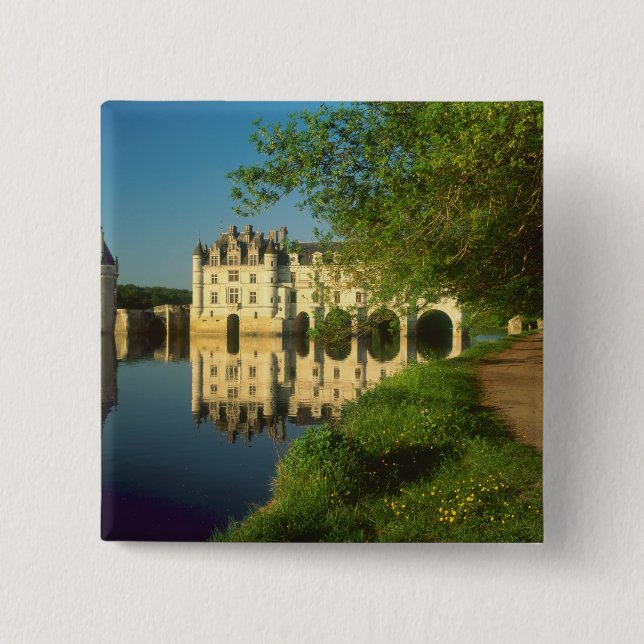 Schloss Chenonceau, Loire-Tal, Button (Vorderseite)