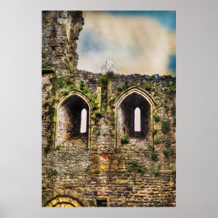 Schloss Chepstow, Monmouthshire, Wales Poster