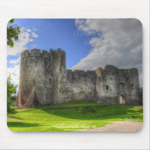 Schloss Chepstow, Wye Valley, Monmouthshire, Wales Mousepad