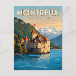 Schloss Chillon Schweiz Postkarte