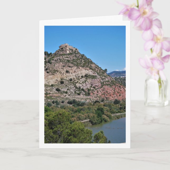 Schloss Domeño, Valencia, Spanien Karte (Orchidee)