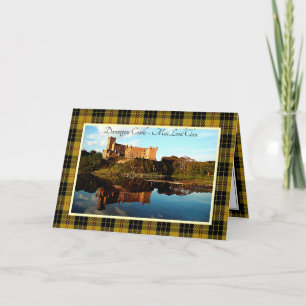 Schloss Dunvegan Clan MacLeod Klapp-Grußkarte Karte