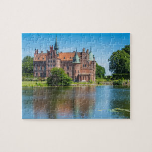 Schloss Egeskov an einem Teich