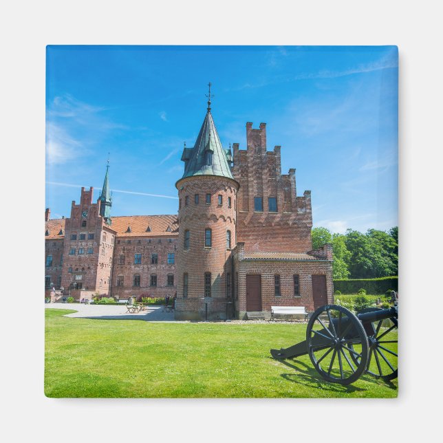 Schloss Egeskov Landschaft Magnet (Vorne)
