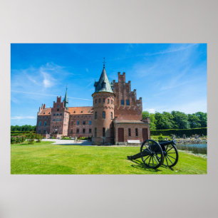 Schloss Egeskov Landschaft Poster