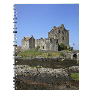 Schloss Eilean Donan, Schottland. Die berühmte Ei Notizblock