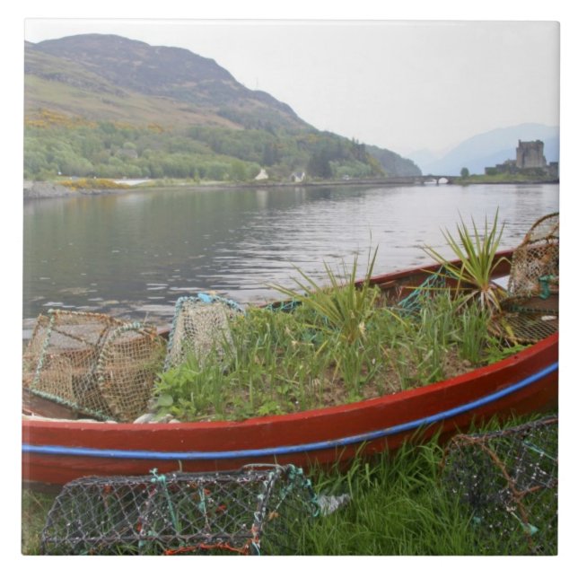 Schloss Eilean Donan, Schottland. Die berühmte Eil Fliese (Vorderseite)