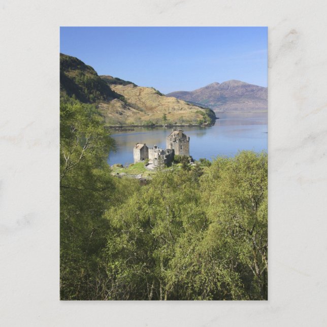 Schloss Eilean Donan, Schottland. Die berühmte Eil Postkarte (Vorderseite)