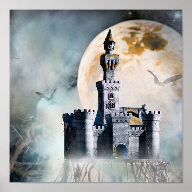 Schloss Fantasie Poster (Vorne)