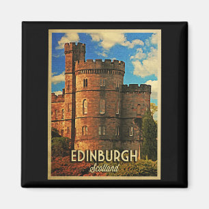 Schloss-Felsen Edinburgh Magnet