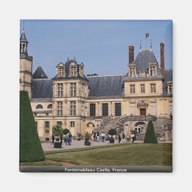 Schloss Fontainebleau, Frankreich Magnet (Vorne)