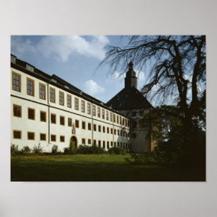Schloss Friedenstein, Gotha, im Jahre 1643-54 Poster