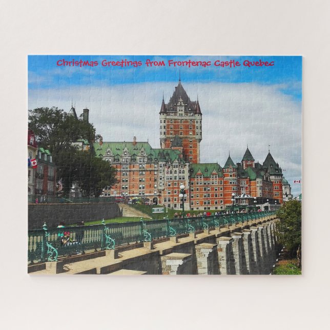 Schloss Frontenac Quebec. Puzzle (Horizontal)