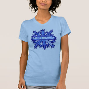 Schloss-Gebirgsalberta-Damenschneeflocket-stück T-Shirt