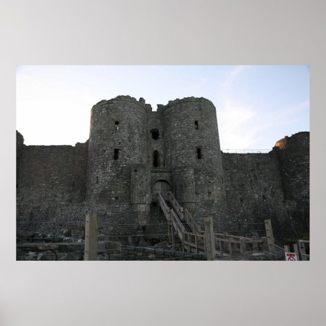 Schloss Harlech Poster (Vorne)