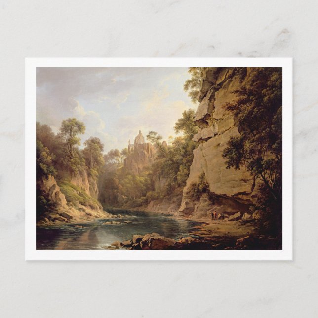 Schloss Hawthornden, in der Nähe von Edinburgh, c. Postkarte (Vorderseite)